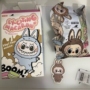 Pop Mart The Monsters Exciting Macaron Plush Pendant - Toffee Labubu